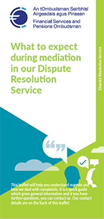 What to expect during mediation in our Dispute Resolution Service