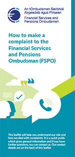 How to make a complaint to the Financial Services and Pensions Ombudsman